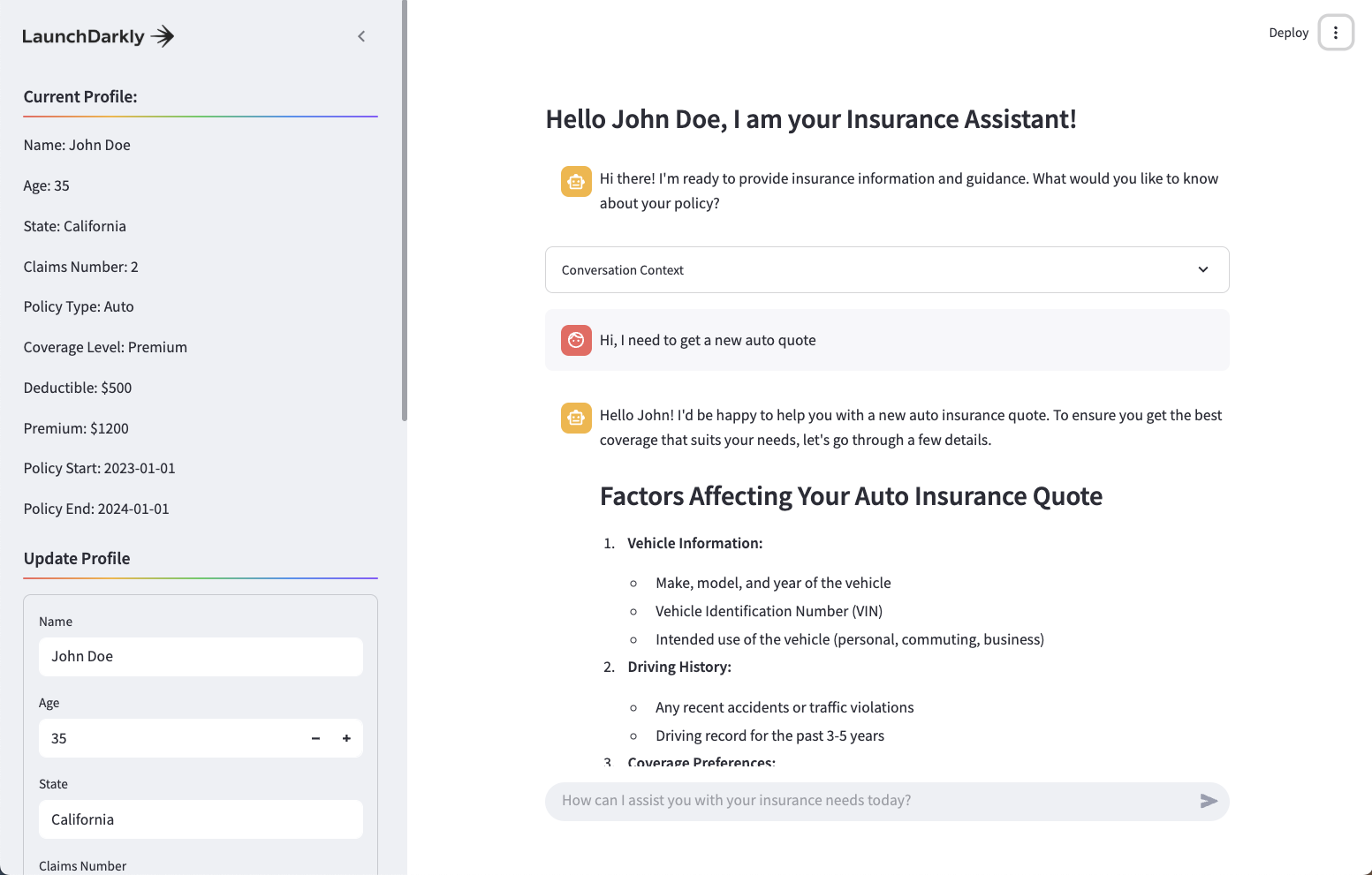 Insurance AI Chatbot